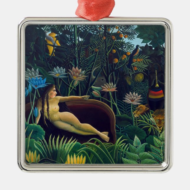 Henri Rousseau - Dream / Le Reve Julgransprydnad Metall (Framsidan)