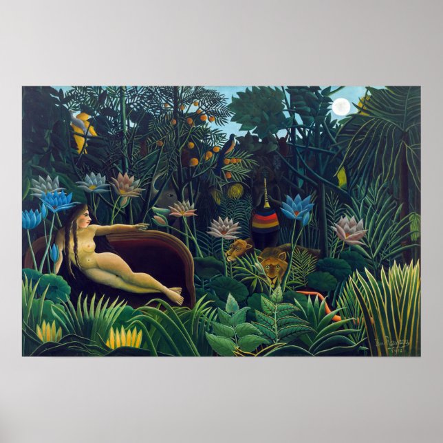 Henri Rousseau - Dream / Le Reve Poster (Framsidan)