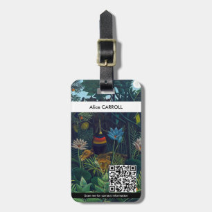 Henri Rousseau - Dream / Le Reve - QR-koden Bagagebricka