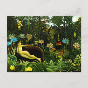 Henri Rousseau Dream Postcard Vykort