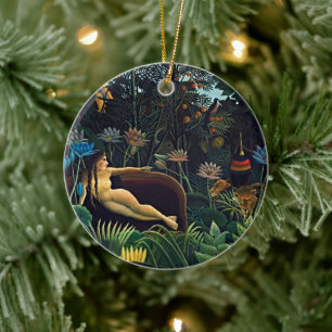 Henri Rousseau Dröm Djungel Konst Ornament