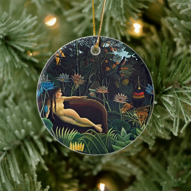 Henri Rousseau Dröm Djungel Konst Ornament (Träd)