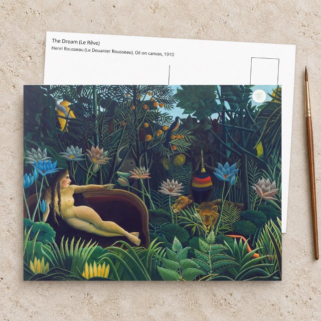 Henri Rousseau - Drömmen / Le Reve Vykort (Skapare uppladdad)
