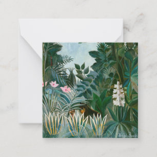 Henri Rousseau - Ekvatorialguinea Jungle Anteckningskort