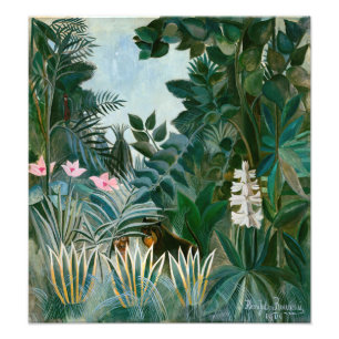 Henri Rousseau - Ekvatorialguinea Jungle Fototryck