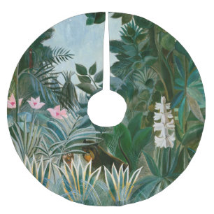 Henri Rousseau - Ekvatorialguinea Jungle Julgransmatta Borstad Polyester