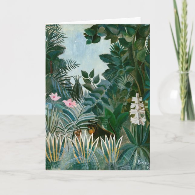 Henri Rousseau - Ekvatorialguinea Jungle Kort (Framsida)