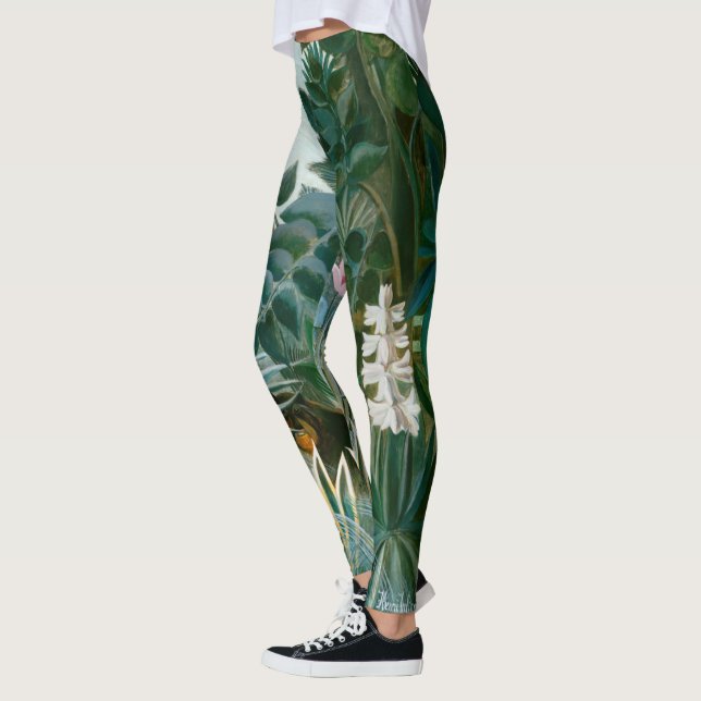 Henri Rousseau - Ekvatorialguinea Jungle Leggings (Vänster)