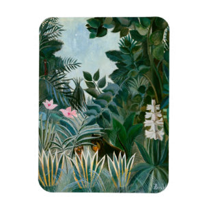 Henri Rousseau - Ekvatorialguinea Jungle Magnet