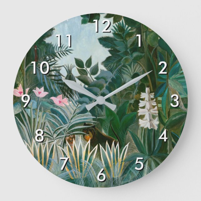 Henri Rousseau - Ekvatorialguinea Jungle Stor Klocka (Framsida)