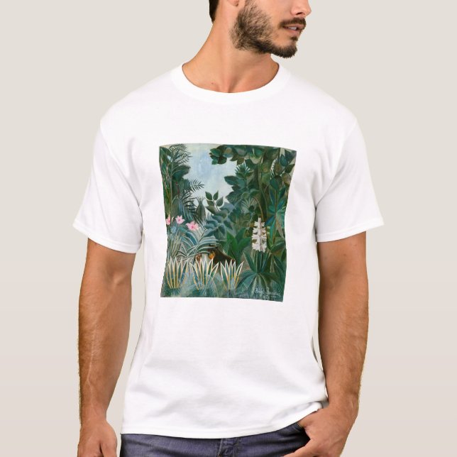 Henri Rousseau - Ekvatorialguinea Jungle T Shirt (Framsida)