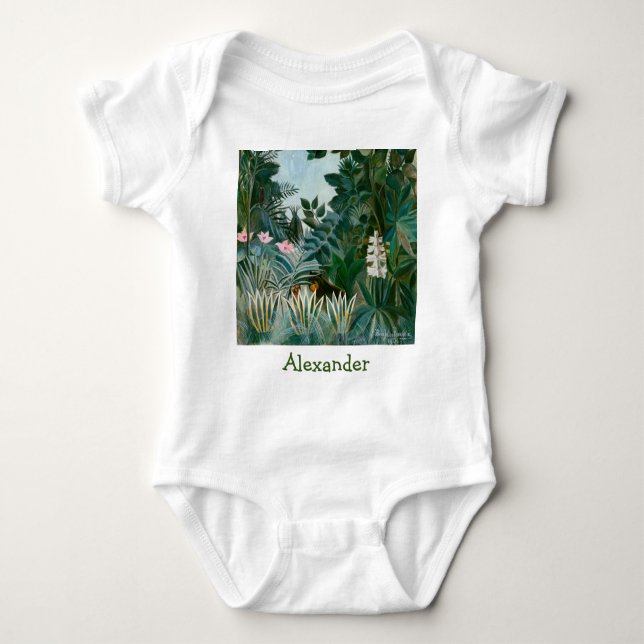 Henri Rousseau - Ekvatorialguinea Jungle T Shirt (Framsida)