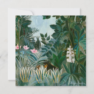 Henri Rousseau - Ekvatorialguinea Jungle Tack Kort
