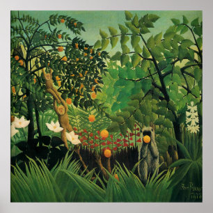 Henri Rousseau - Exotic Ligcape Poster