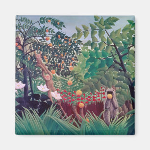 Henri Rousseau - Exotiskt Landskap Magnet