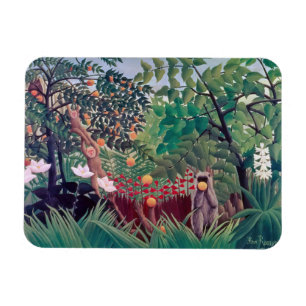Henri Rousseau - Exotiskt Landskap Magnet