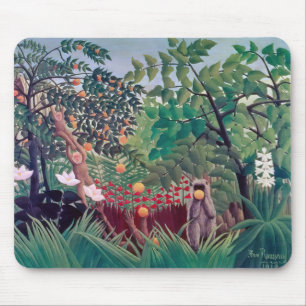 Henri Rousseau - Exotiskt Landskap Musmatta