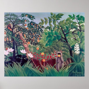 Henri Rousseau - Exotiskt Landskap Poster