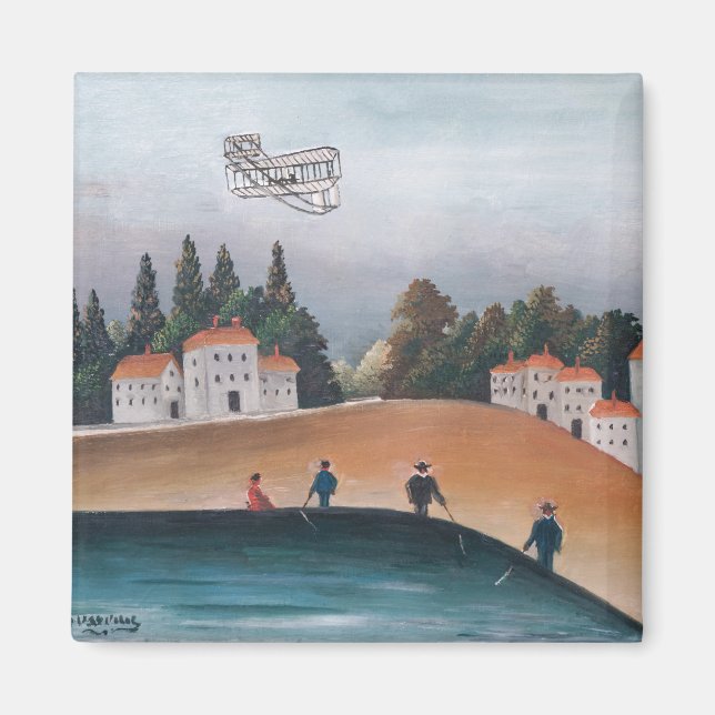 Henri Rousseau - Fiskarna och flygplanet Magnet (Framsidan)