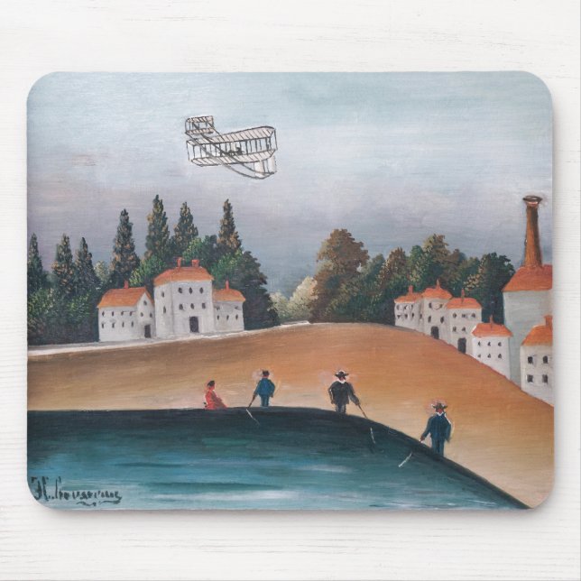 Henri Rousseau - Fiskarna och flygplanet Musmatta (Framsidan)