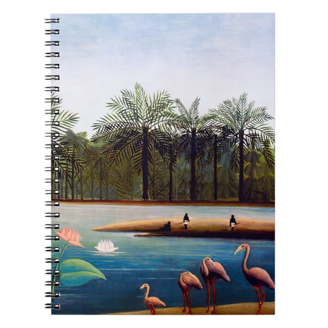 Henri Rousseau - Flamingoes Anteckningsbok (Framsidan)