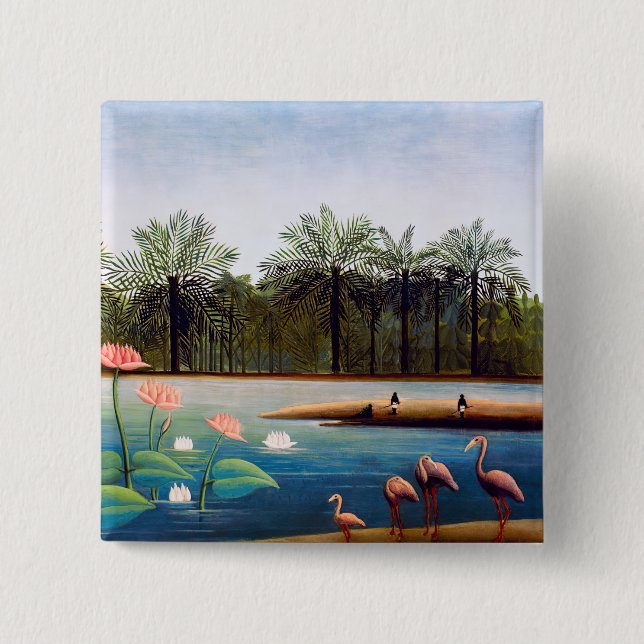 Henri Rousseau - Flamingoes Knapp (Framsida)