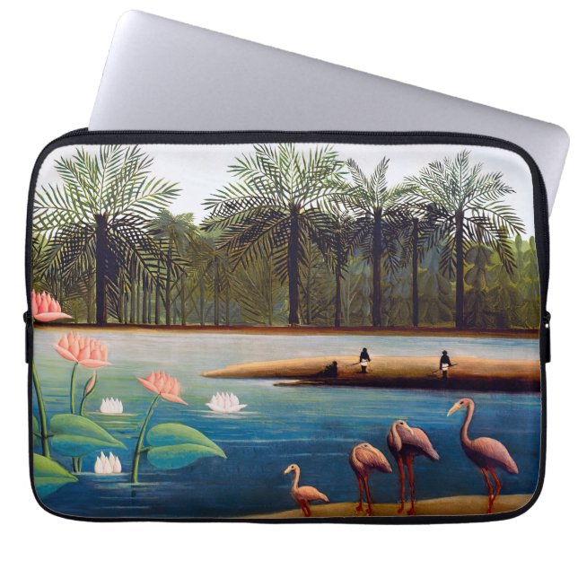 Henri Rousseau - Flamingoes Laptop Fodral (Framsidan)