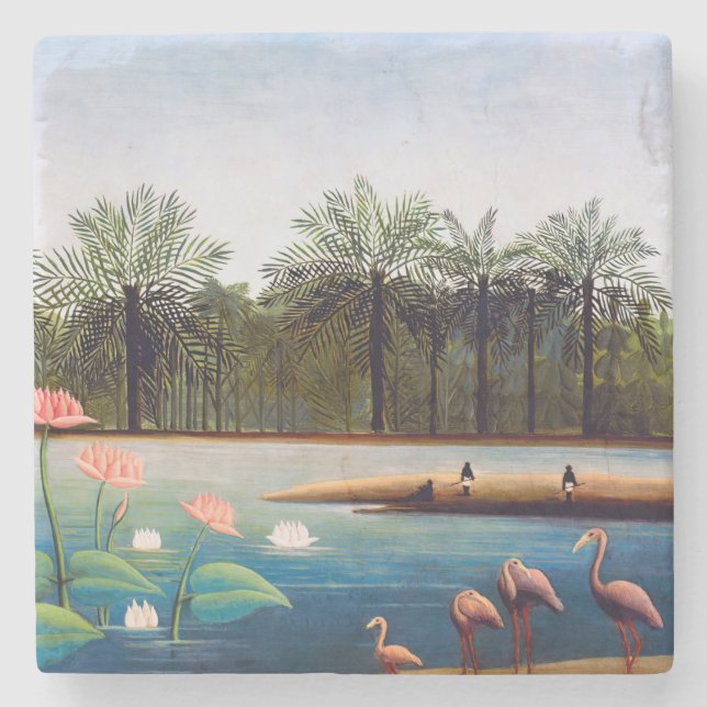 Henri Rousseau - Flamingoes Stenunderlägg (Framsidan)