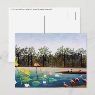 Henri Rousseau - Flamingoes Vykort