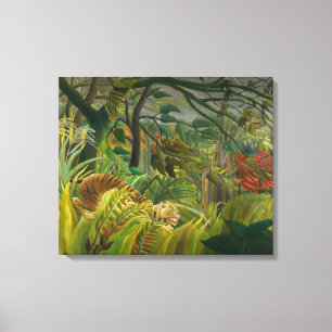 Henri Rousseau - Förvånad! Canvastryck