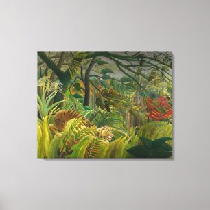 Henri Rousseau - förvånad! Canvastryck