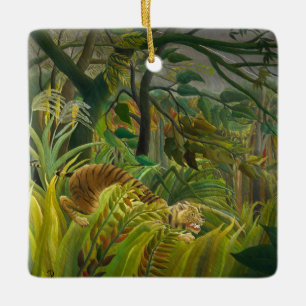 Henri Rousseau - förvånad! Julgransprydnad Keramik