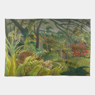Henri Rousseau - förvånad! Kökshandduk