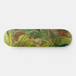 Henri Rousseau - förvånad! Mini Skateboard Bräda 18,5 Cm