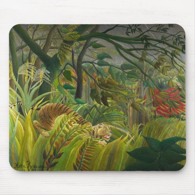 Henri Rousseau - förvånad! Musmatta (Framsidan)