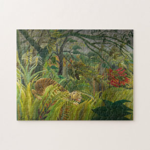 Henri Rousseau - förvånad! Pussel