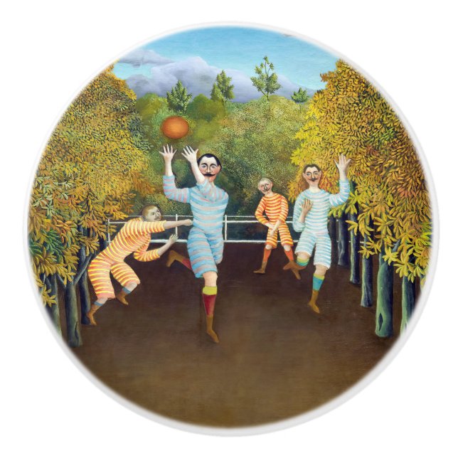 Henri Rousseau - Fotbollsspelare Knopp (Framsidan)