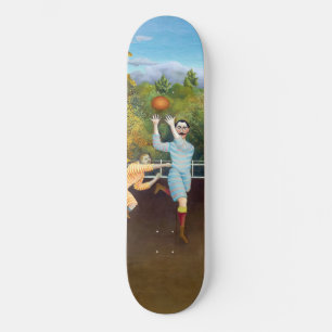 Henri Rousseau - Fotbollsspelare Mini Skateboard Bräda 18,5 Cm