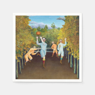 Henri Rousseau - Fotbollsspelare Pappersservett