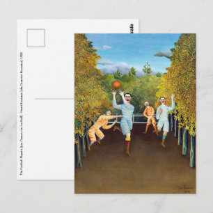 Henri Rousseau - Fotbollsspelare Vykort