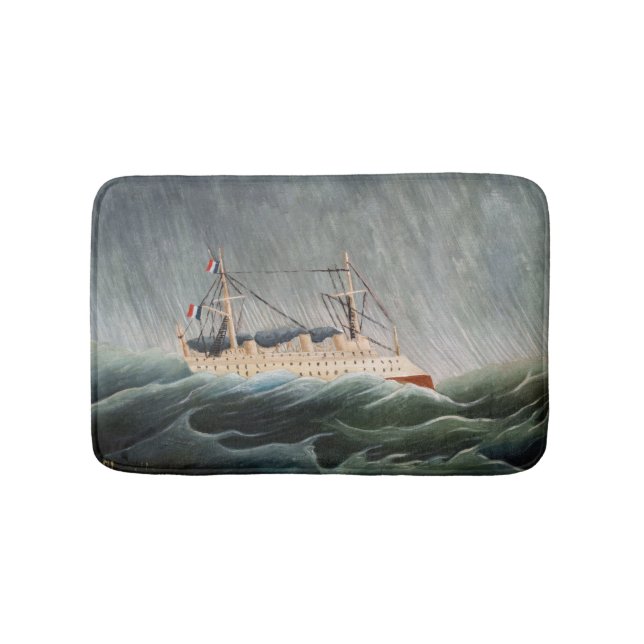 Henri Rousseau - Frakten i Tempest Badrumsmatta (Framsidan)