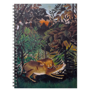 Henri Rousseau - Hungriga Lejona Anteckningsbok