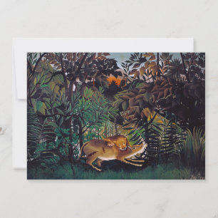 Henri Rousseau - Hungriga Lejona Inbjudningar