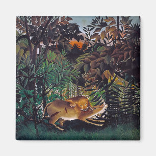 Henri Rousseau - Hungriga Lejona Magnet