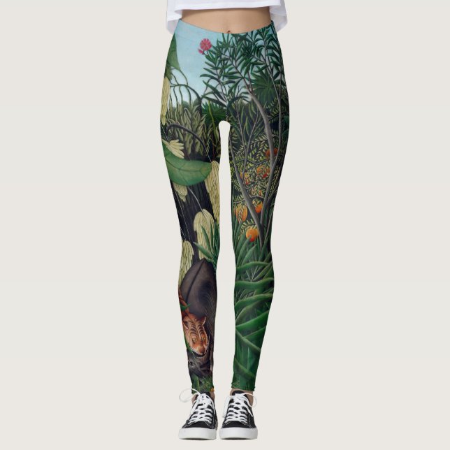 Henri Rousseau Jungle Leggings (Framsida)
