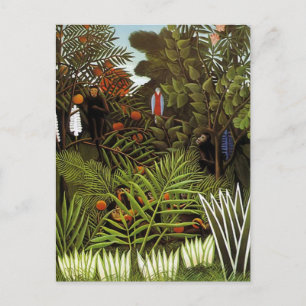 Henri Rousseau - Jungle Ligcape Vykort
