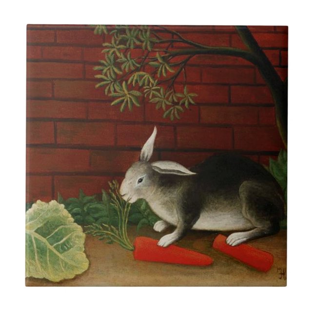 (Henri Rousseau) Kakelplatta (Framsidan)