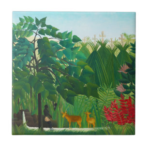 Henri Rousseau Kakelplatta