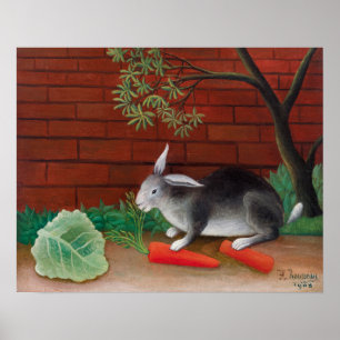 Henri Rousseau - Kaninens måltid Poster