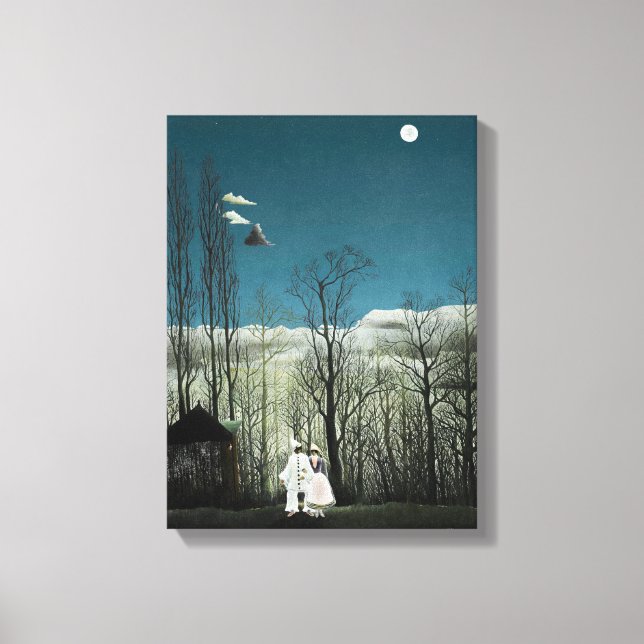 Henri Rousseau - Karnevalskväll Canvastryck (Framsida)